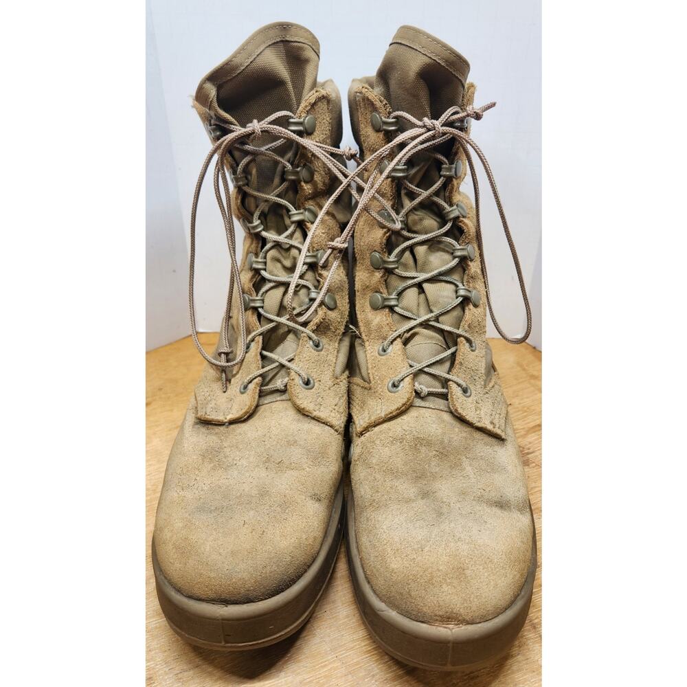 Hot Weather Combat Army Boots 10 R Military Tactical Desert Tan Vibram Soles